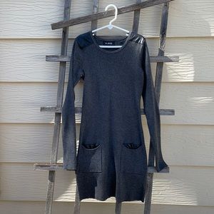 Woman’s mini sweater dress